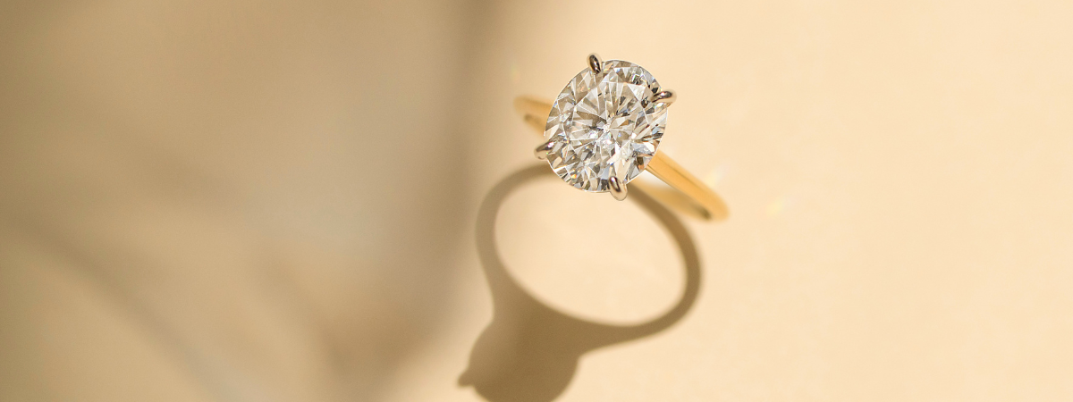 Solitarie Diamond Engagement Ring in 18k gold - Affinity Diamonds