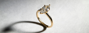 Marquise Diamond Solitaire Engagement ring | Affinity Diamonds