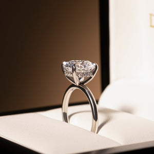 18K White Gold Diamond Engagement Ring - Affinity Diamonds