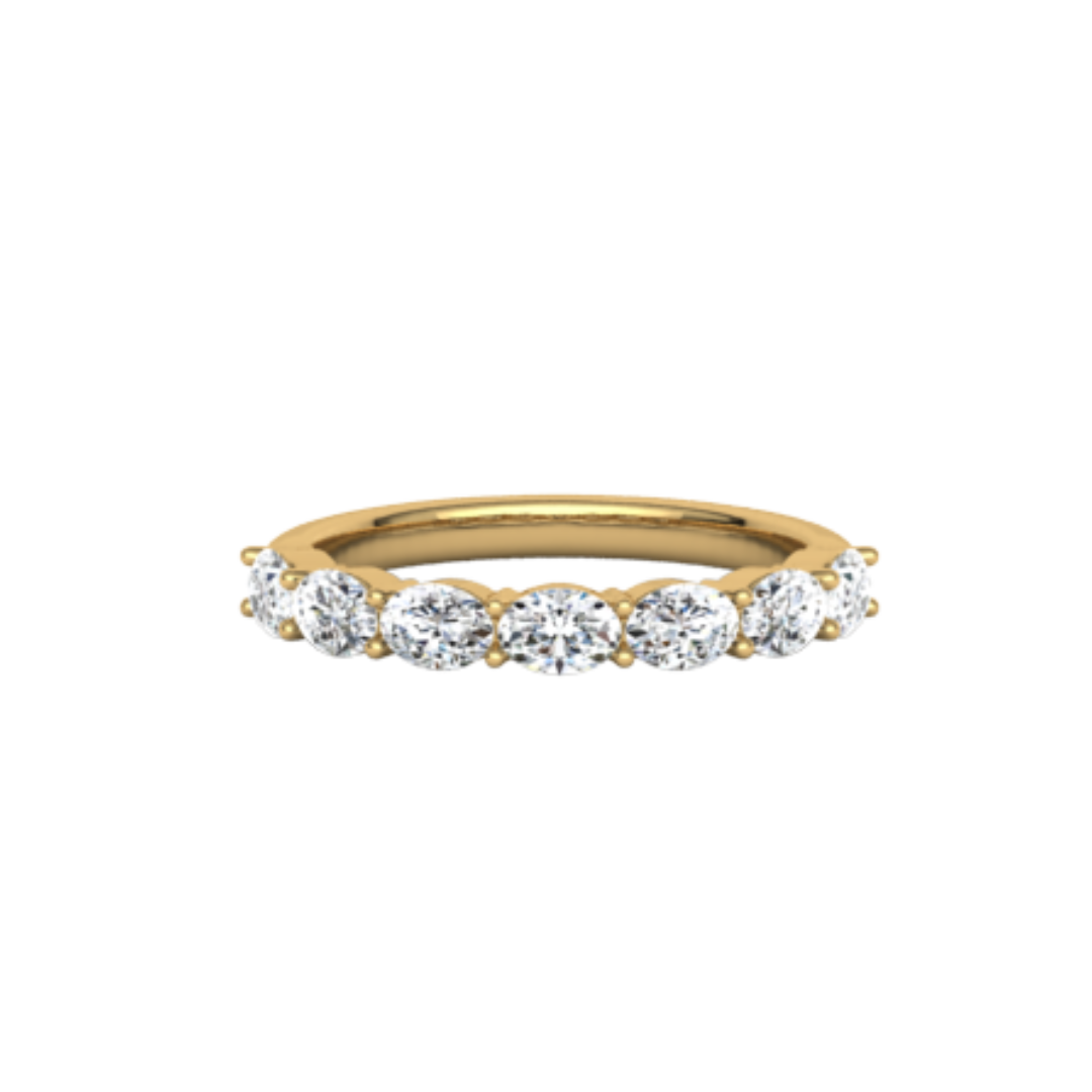 Horizontal Gallery Oval Diamond Ring | Affinity Diamonds