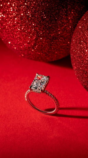 Christmas Diamond Engagement Ring - Affinity Diamonds