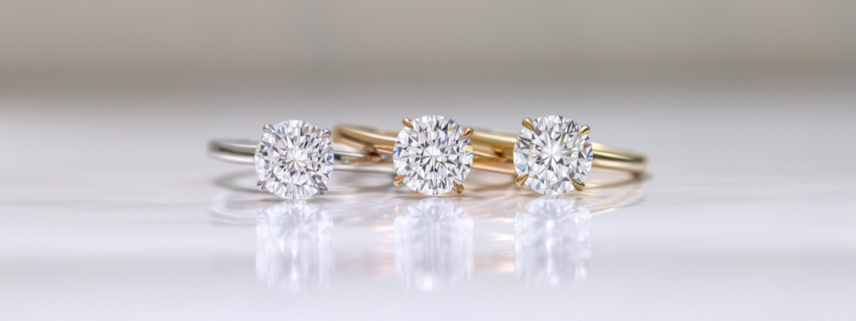 Round Cut Diamond Engagement Rings | Affinity Diamonds