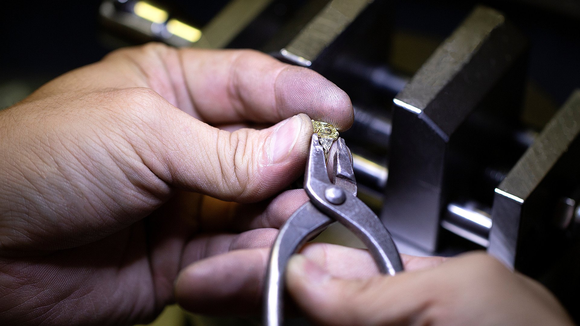 Yellow Diamond Handmade Engagement Ring | Affinity Diamonds