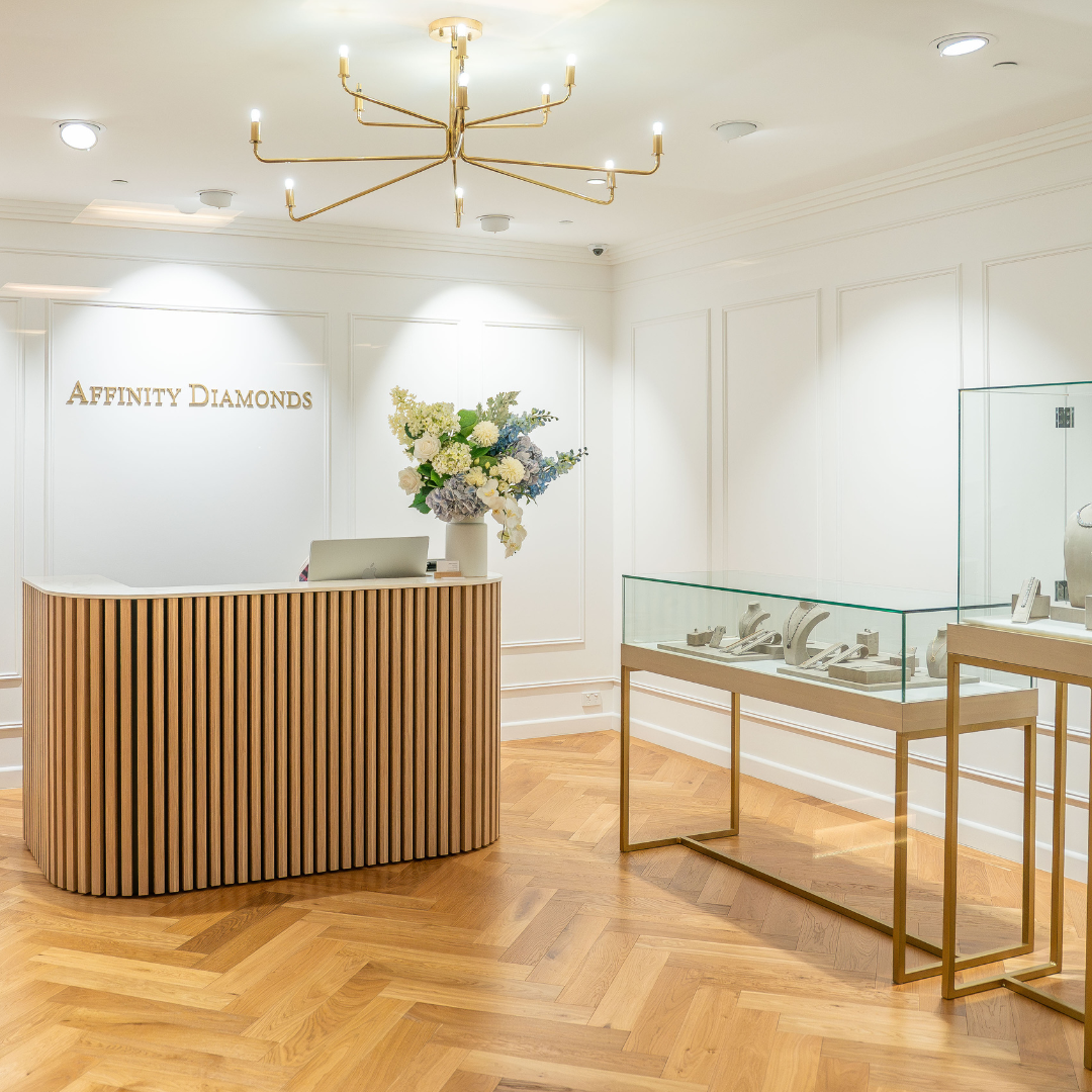 Reception Area of Affinity Diamonds Sydney Boutique