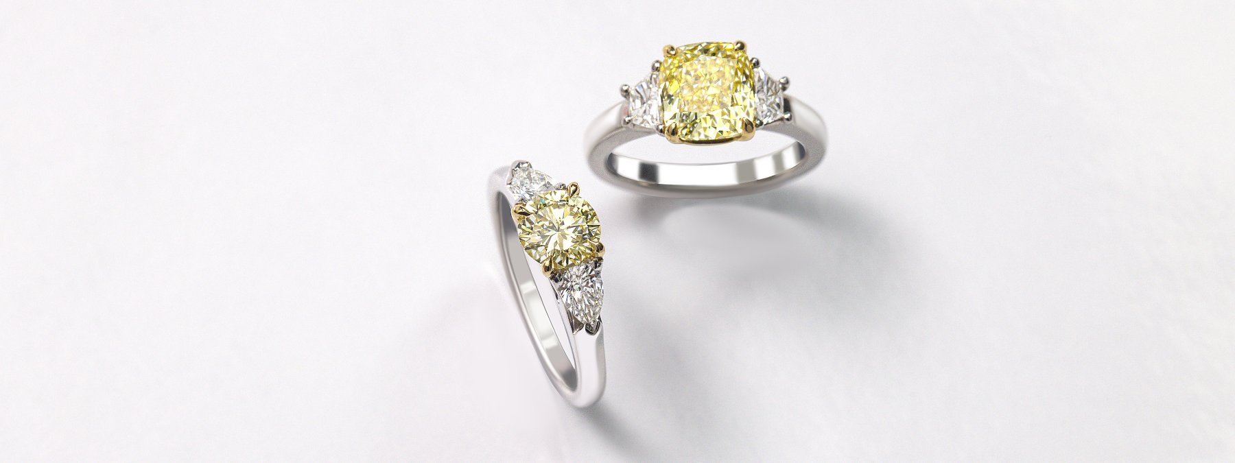 Yellow Diamond Engagement Ring - Affinity Diamonds
